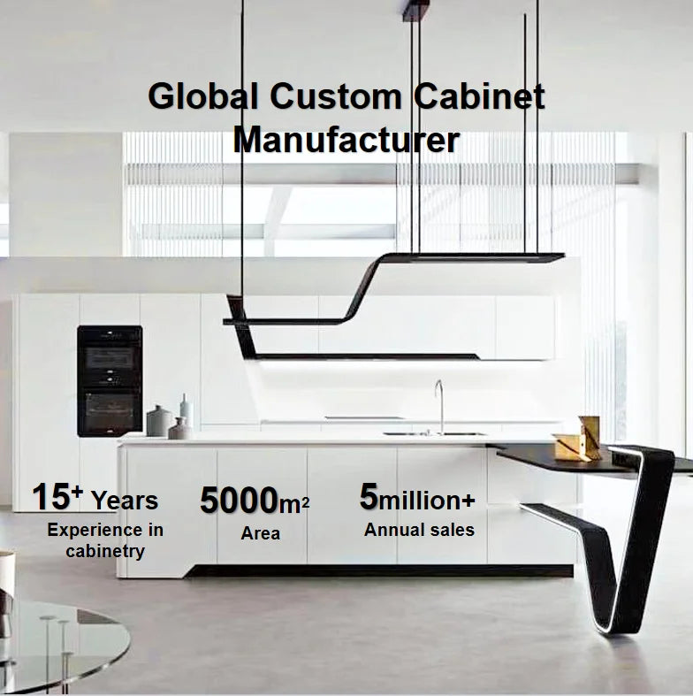 2024 Kitchen Cabinet Luxury Cabinet Kitchen Modular Design Wood Veneer Furniture Pull Down Modern Kitchen Cabinet