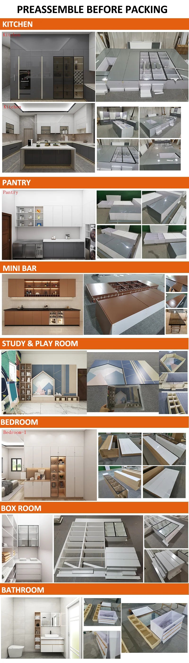 2024 Kitchen Cabinet Luxury Cabinet Kitchen Modular Design Wood Veneer Furniture Pull Down Modern Kitchen Cabinet