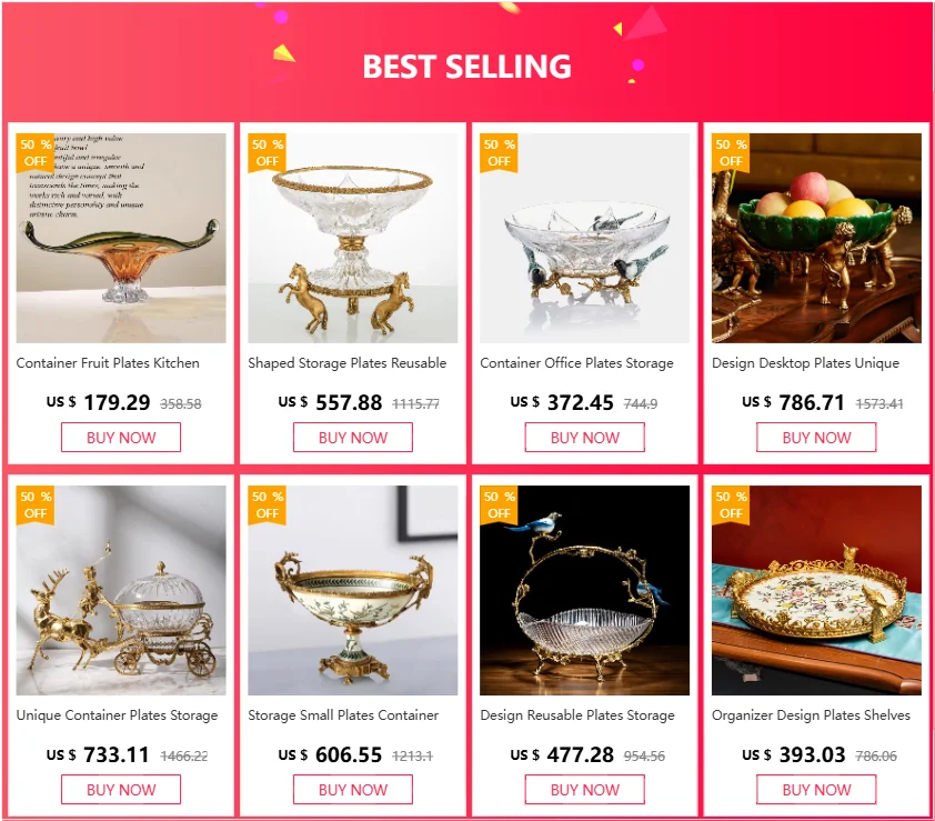 Kitchen Design Plates Multifunctional Reusable Washing Advanced Plates Fashionable Elegant Bandeja Decorativas Home Decorations