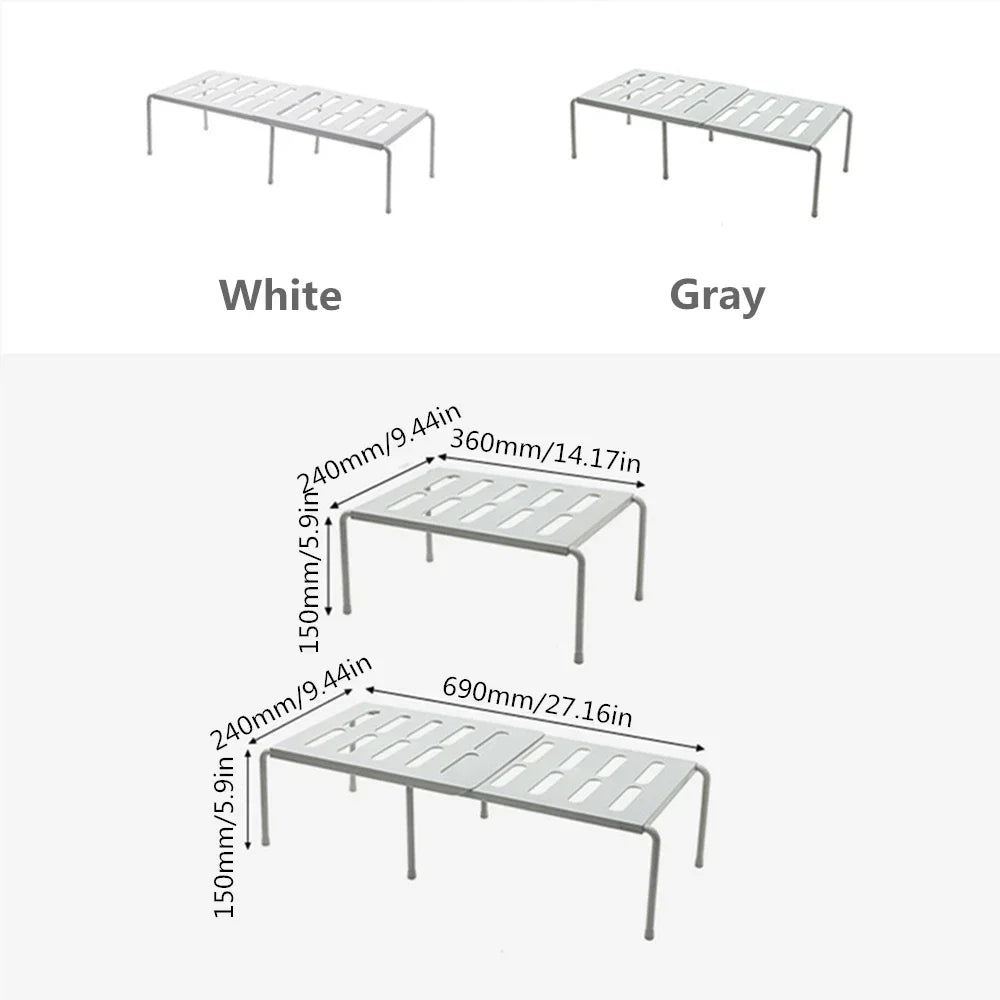Kitchen Closet Organizer Storage Shelf for Wardrobe, Decorative Cabinet Holders, Space Saving Rack