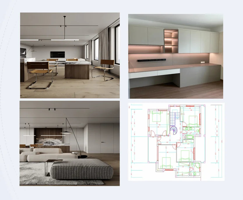 2024 Kitchen Cabinet Luxury Cabinet Kitchen Modular Design Wood Veneer Furniture Pull Down Modern Kitchen Cabinet